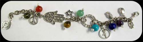 Chakra Yoga Charm Bracelet