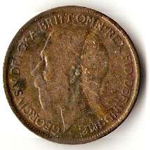 62. 1914 Half Penny (VERY SCARCE) GEORGIVS V DEI GRA BRITT OMN REX FID DEF IND IMP!!!