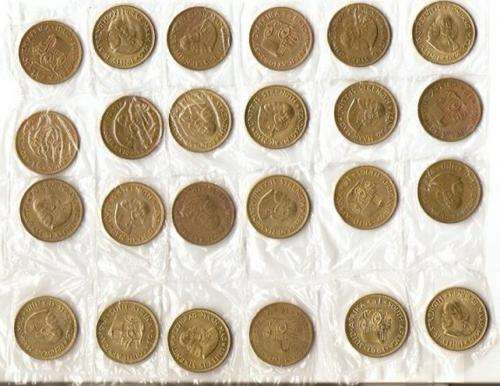 1961 Copper 1 Cents -Set of 24 Coins!!! VF