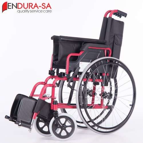 Steel folding wheelchair - Endura Standard Detachable -(small / medium / large)