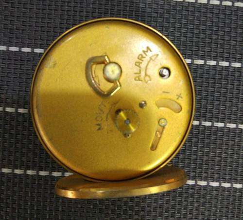 Jaeger Le coultre 8 days clock with alarm