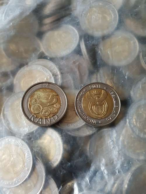 2011 SARB 90th ANNIVERSARY SEALED BAG OF 400 UNCIRCULATED R5 COINS