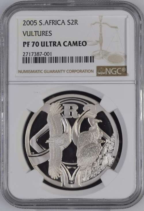 2005 SILVER PROOF R2 CROWN     -VULTURES-    NGC GRADED PF70 UC  **FINEST KNOWN**