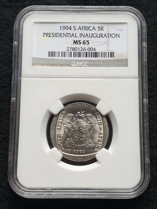 1994 PRESIDENTIAL INAUGURATION R5. NGC GRADED MS 65