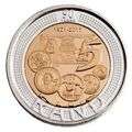 90TH ANNIVERSARY SARB 2011 R5 COINS UNCIRCULATED . EACH COIN  IN PROTECTIVE ZIPLOCK BAG