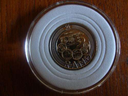 90TH ANNIVERSARY 2011 R5 COINS UNCIRCULATED IN COIN HOLDERS