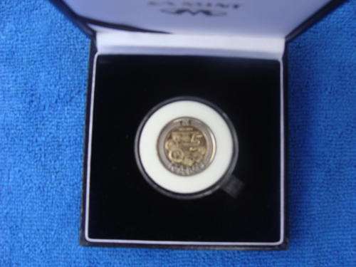 SARB 2011 90TH ANNIVERSARY R5 COMMEMORATIVE COIN IN COINCASE