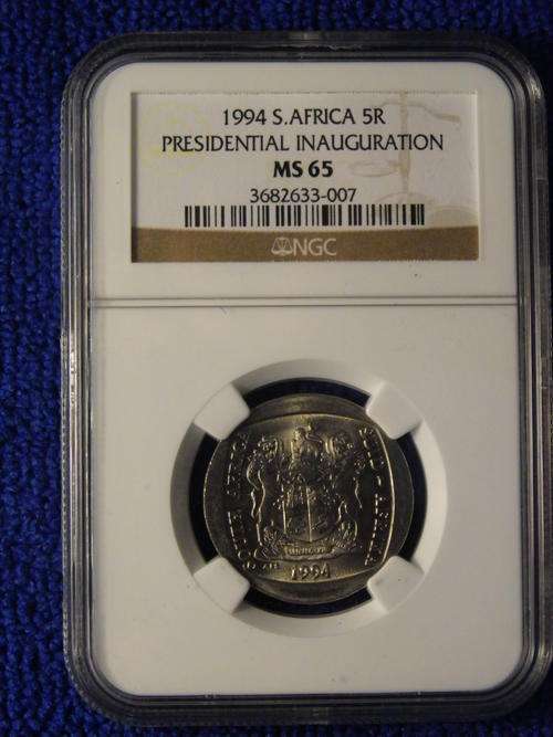 1994 PRESIDENTIAL INAUGURATION . NGC GRADED MS65.VERY SCARCE GRADE!