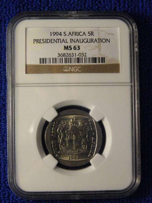 1994PRESIDENTIAL INAUGURATION NGC GRADED MS63  GETTING SCARCE!
