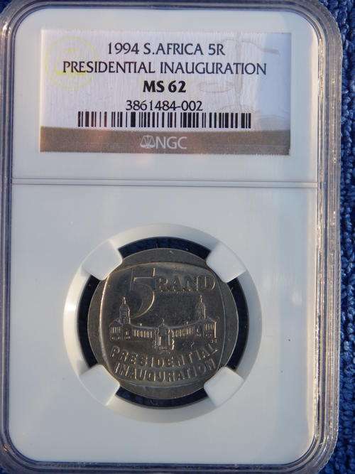 1994 PRESIDENTIAL INAUGURATION. NGC GRADED MS62.