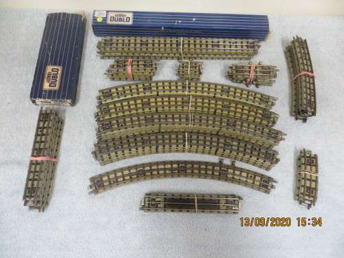 Hornby Dublo Assorted 3 rail Track x 73 pieces