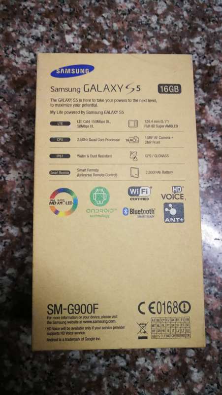 SAMSUNG GALAXY S5 16GB BLACK