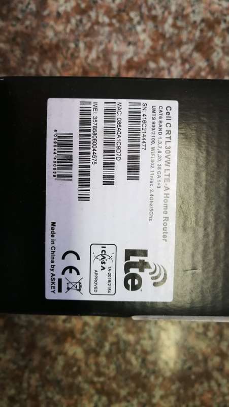 LTE LTE-A WIRELESS MOBILE  ROUTER