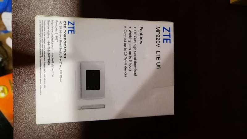 Zte 4G Mobile Mifi Modem Pocket Router