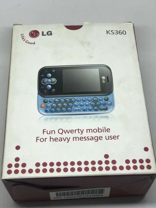 LG KS360 RETRO QWERTY  SLIDE PHONE