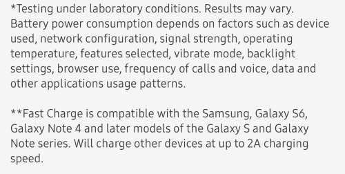 Original !!! Samsung 5100 mAh Battery Pack / Powerbank - USB Type C