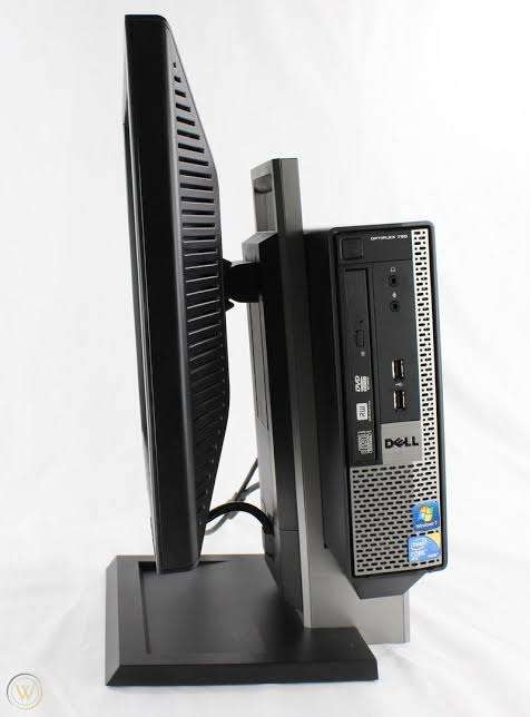 Dell Optiplex 780 with Monitor stand and Monitor