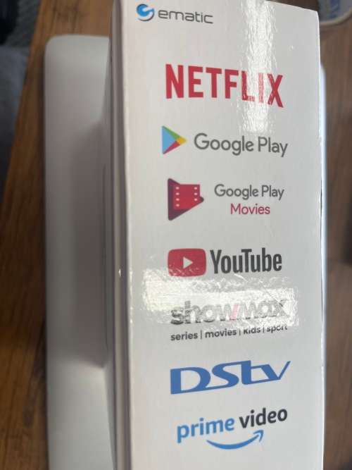Ematic 4K Ultra HD Android TV Box.