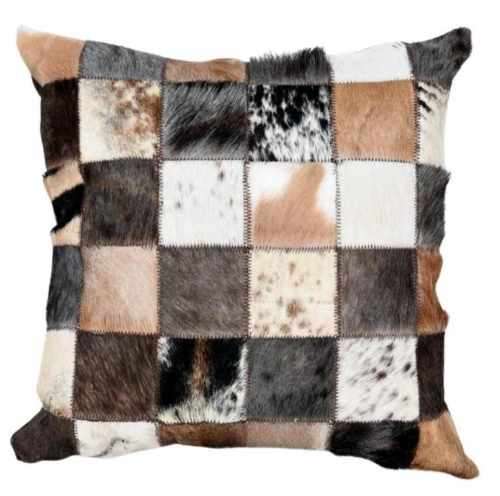 Game Hide Patchwork Throw Pillow - 45cm X 45cm