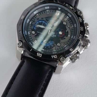Casio Edifice Watch with genuine leather straps