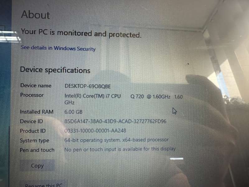 HP ENVY - Laptop - Core i7 - 6 GB Ram -  226 GB Storage - Beats Sound- Please read