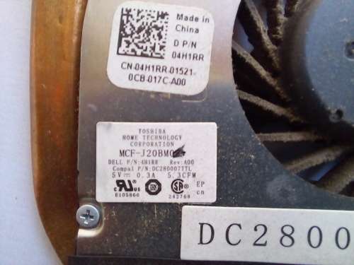 Dell Latitude E6410 Heat Sink and Fan CN-04H1RR
