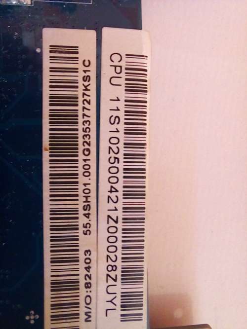 Lenovo G580 Intel Motherboard 55.4SH01.001 48.4SG15.011 *FAULTY*