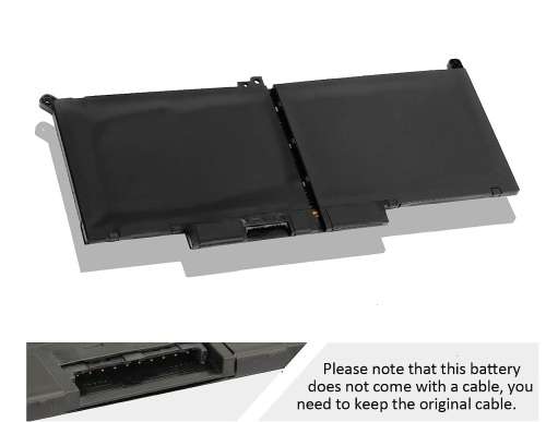 Dell Latitude 12 7000 7280 7290 Latitude 13 7000 7380 7390 Latitude 14 7000 7480 REPLACEMENT BATTERY