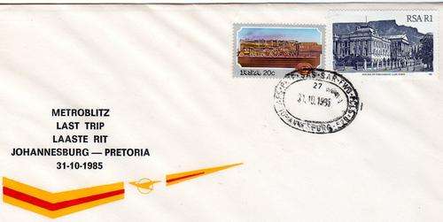 Metroblitz Last Trip Johannesburg-Pretoria 31-10-1985