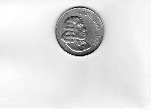 1966 Afrikaans R1 coin
