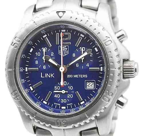 TAG HEUER LINK CHRONOGRAPH JASON BOURNE COLLECTORS ITEM. CRAZY AUCTION NO RESERVE! SUPER CONDITION.