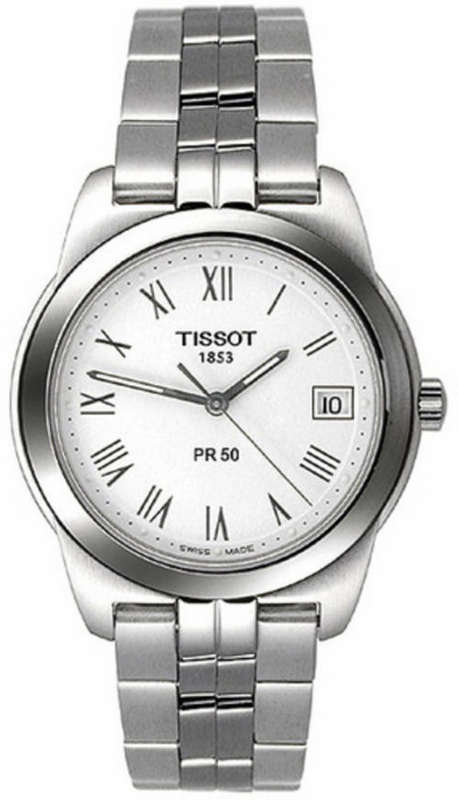 CRAZY AUCTION - NO RESERVE - TISSOT PR50 STEEL WATCH AUTHENTIC - EXCELLENT!