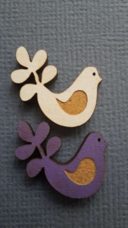 Laser cut handmade earrings studs 10pcs