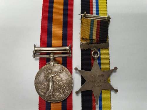 QSA (Defence of Kimberley - clasp) and Kimberley Star