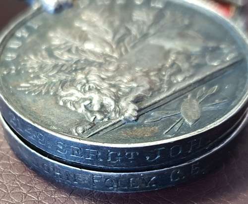 South Africa Medal - 1879 (Zulu War Medal) and QSA
