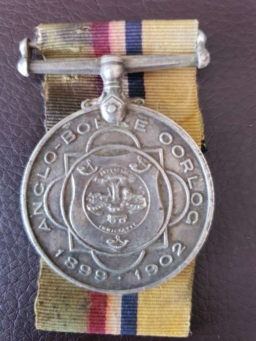 ABO (Anglo Boere Oorlog 1899 - 1902) Medal - Burger PW du Toit - Boshof Commando