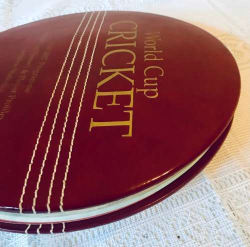 World Cup Cricket Book Shaped Like A Cricket Ball