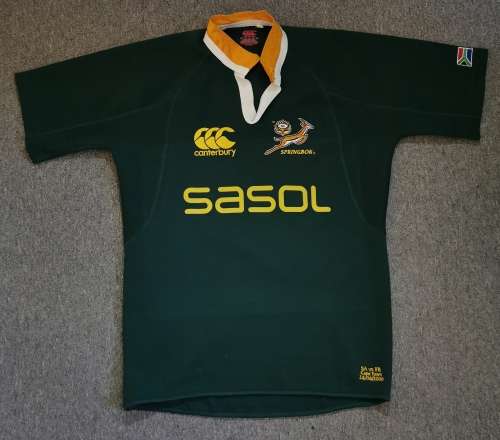 Rugby Jersey - Springbok Match Worn Gary Botha