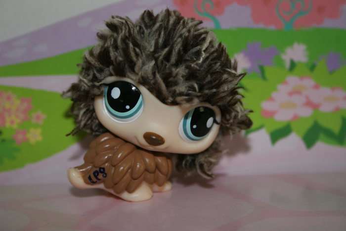 Last One - Littlest Pet Shop, Hedgehog with Hair #2423