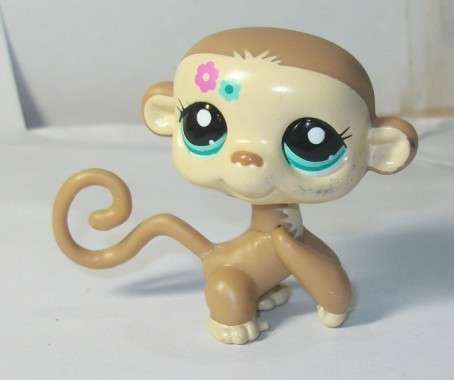 Last One - Littlest pet shop,  Monkey #2223 with Tatoo