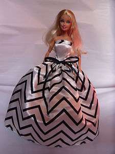 Barbie Fashion House -  Clothes, Handmade, Formal Evening Dress, Gown