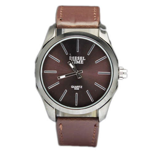 Watch - Classic Brown Watch with Silver Dial from Diesel Time