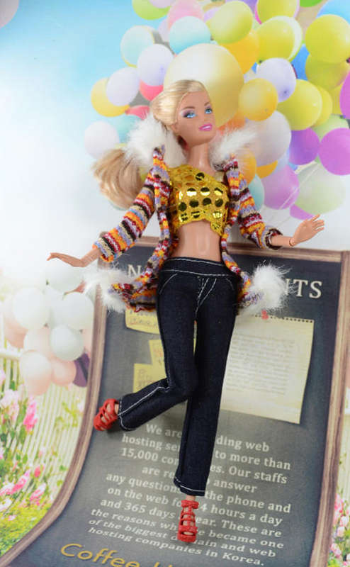 Barbie Fashion House -  Clothes, Handmade, 3pcs Pants Set