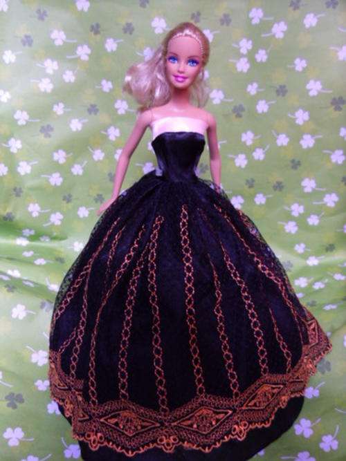 Barbie Fashion House -  Clothes, Handmade,  Evening Dress