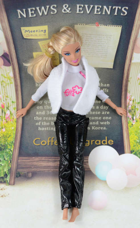 Barbie Fashion House -  Clothes, Handmade,  3pcs Pants Set