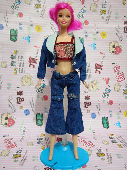 Barbie Fashion House -  Clothes, Handmade,  3pcs pants set