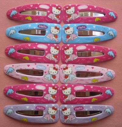 Hello Kitty - Hair clips - 2pcs