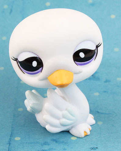 Littlest Pet Shop, White Swan #1391