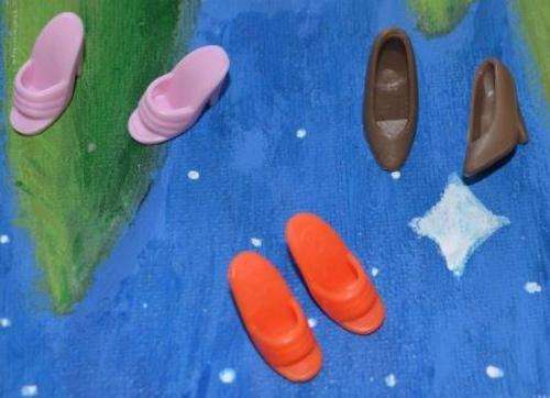 Barbie Fashion House, Barbie Shoes, 3 pairs