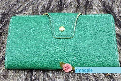 Lovely Ladies Purse, Clutch Wallet, Card Holder - Green